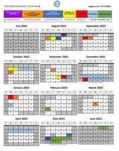 Bullis Calendar 2022 23